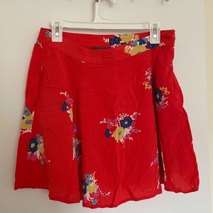 ModCloth Floral Skirt